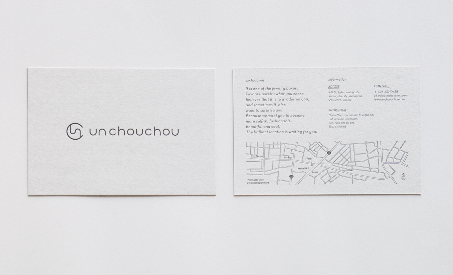 unchouchou ショップカード