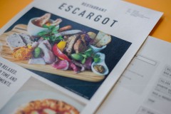 ESCARGOT MENU DESIGN