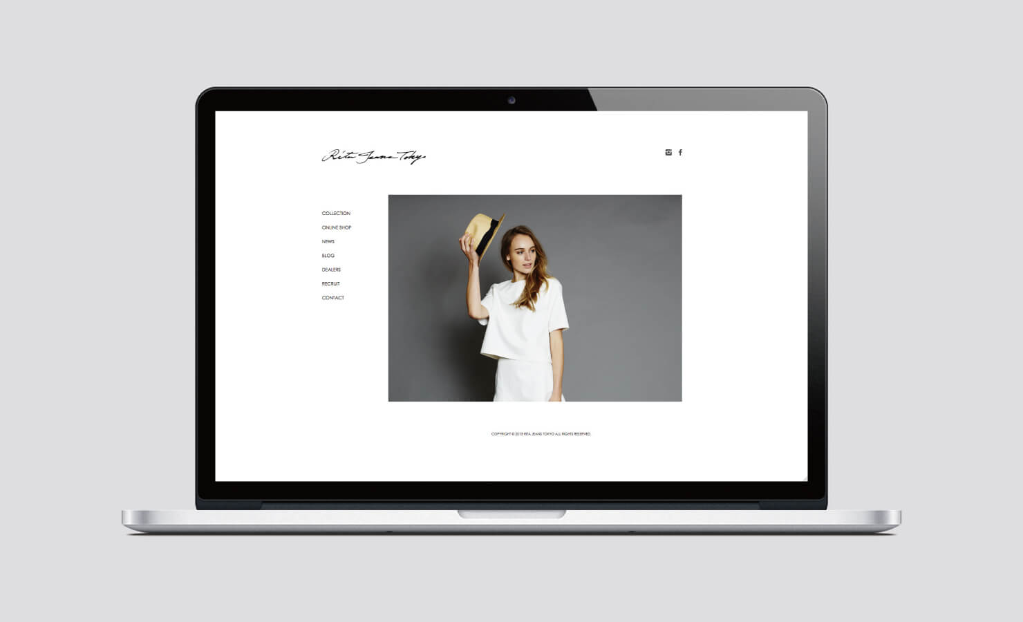 Rita Jeans Tokyo webサイト