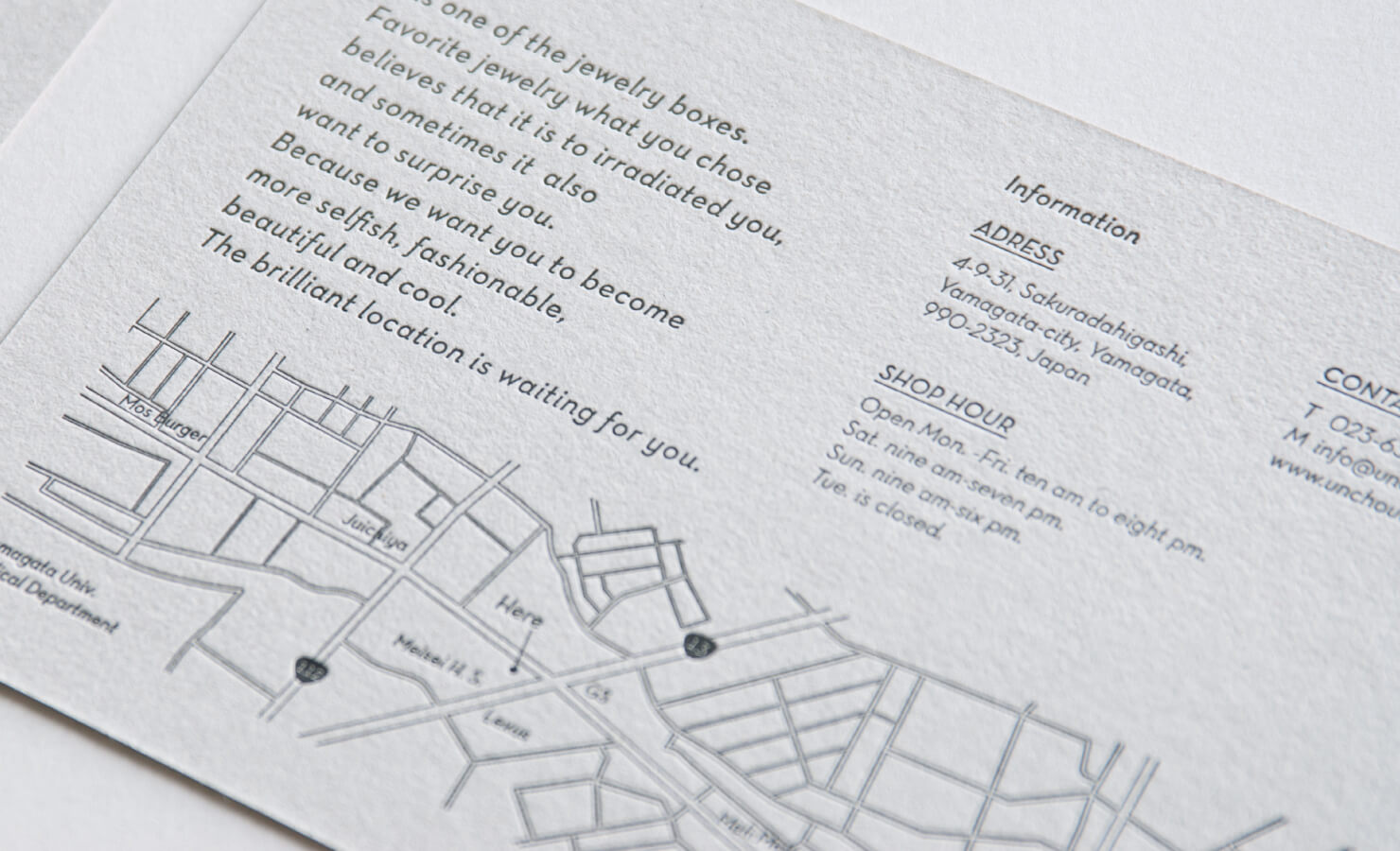 unchouchou ショップカード